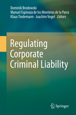 Cover: Regulating Corporate Criminal Liability